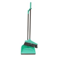 Long Handle Dustpan and Brush Set - Turquoise at Guineys Ireland