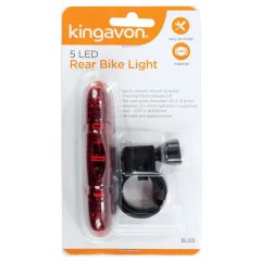 Kingavon 5 LED Rear Bike Light