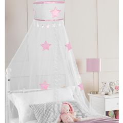 Bed Canopy Star White