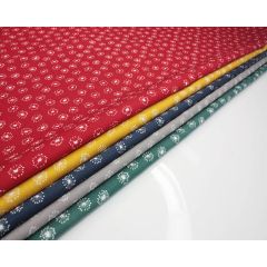 100% Cotton Fabric Ditsy Dandelion Red 56" at Guineys Ireland