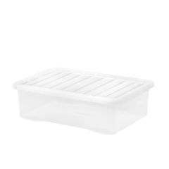 Crystal Under bed Plastic Storage 32 Litre by Wham at Guineys Ireland