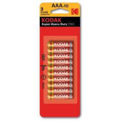 10 Pack Heavy Duty AAA Kodak Batteries at Guineys Ireland