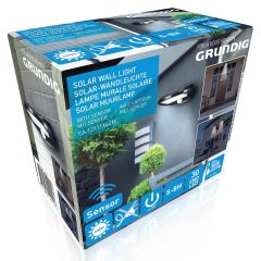 Grundig 2 Pack Solar Wall Lamp