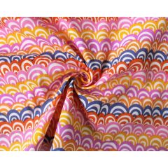 MP Doodle Rainbows Polycotton Sand Fabric 1208 – Price by the Metre
