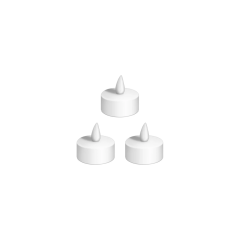 Flicker LED Tealight Candles 3 Pack
