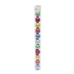 12 Pack 50mm Pastel Baubles Christmas Decorations at Guineys Ireland