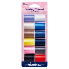 12 Pack Sewing Thread Multi at Guineys Ireland