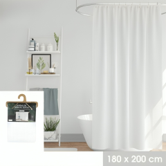 White Shower Curtain