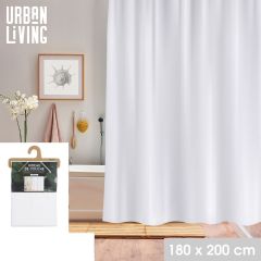 Shower Curtain White 180x200cm