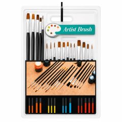 15 Pack Paint Brushes