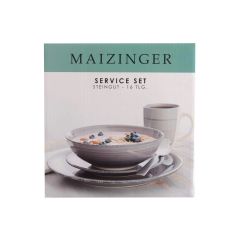 16 Piece Maizinger Dinner Set Grey at Guineys Ireland