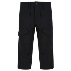 Dissident Long Cargo Shorts Jet Black - Online Offer Only