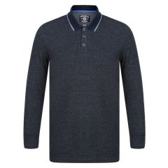 Kensington Men's Long Sleeve Polo Shirt Navy at Guineys Ireland