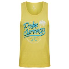South Shore Palm Springs Men's Vest Top Yellow at Guineys Ireland