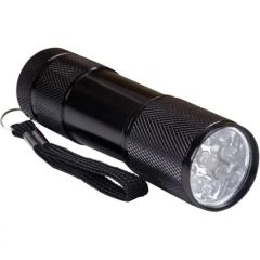 Kingavon 9 LED  Aluminium Mini Torch with Wrist Strap