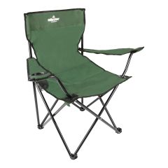 Folding Chair With Cup Holder - Green