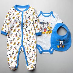 Mickey Mouse 3 Piece Set Blue at Guineys Ireland