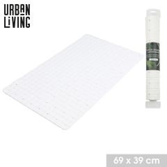 Anti Slip Bath Mat White 69x39cm