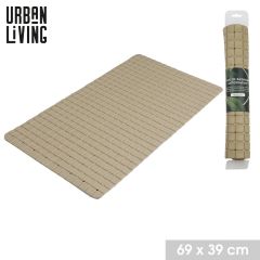 Anti Slip Bath Mat Beige 69x39cm