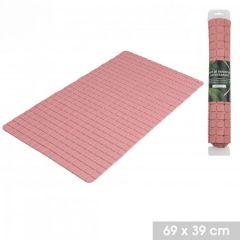 Pink Anti-Slip Bathmat 69x39cm