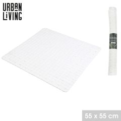 Anti Slip Shower Mat White 55x55cm - Online Offer Only