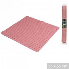 Pink Anti-Slip Bathmat 55x55cm