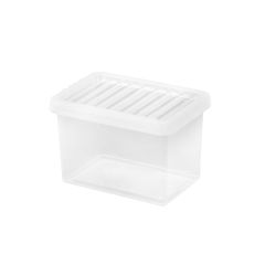 Wham Crystal 31 Litre Storage Box & Lid Clear at Guineys Ireland