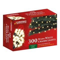 400 LED warm white USB timer string light 39.9m IP44