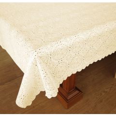 Cream Lace Tablecloth