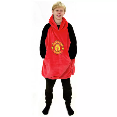 Manchester United FC Hugzee Wearable Fleece Hoodie – Medium