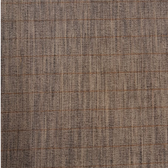 Brown woven fabric texture with a subtle checkered pattern. The material appears rough and natural, conveying a rustic and earthy feel.
