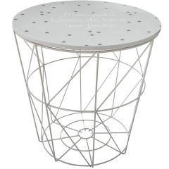 Storage Stool/Table Grey