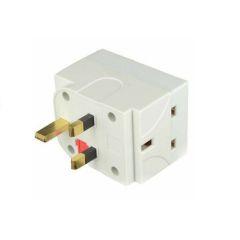 3 Way Plug Adaptor 3 Pin