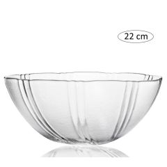 Glass Salad Bowl 23cm