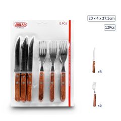 12 Piece Barbecue Cutlery Set