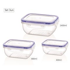 3 Pack Food Storage Containers 