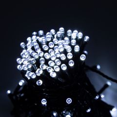 400 LED white battery operated timer lights for indoor and outdoor decoration