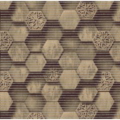 Aqua Mat Hexagon Brown 4059-2 - Price by the Metre