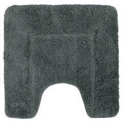 Mayfair Pedestal Non-Slip Bath Mat Charcoal 50x50cm