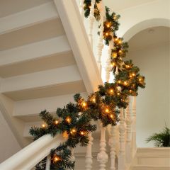 Christmas Garland with Lights 2.5 Metres at Guineys Ireland