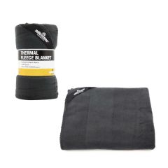Milestone Camping Thermal Fleece Blanket 150 x 120cm – Charcoal