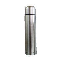 Basiks Stainless Steel Vacuum Flask 1 Litre - Silver