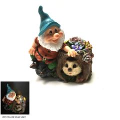 Gnome & Hedgehog Outdoor Solar Light