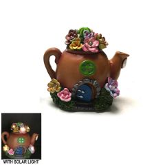 Small Tea Pot Outdoor Solar Light