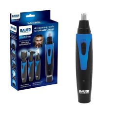 Bauer Professional Multi Trim 4-in-1 USB Rechargeable Personal Grooming Set