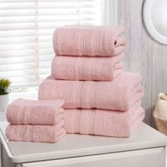 6 Piece Camden Towel Bale Set Blush