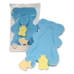 Baby Bath Sponge Support Blue