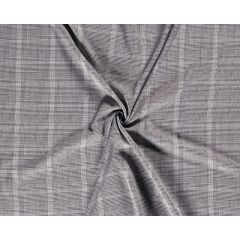 Woven Prince of Wales Check Black Fabric 