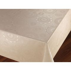 Beige Embossed Oil Cloth 519-54 Price by the metre