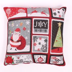 Joy Tapestry Christmas Cushion Cover 